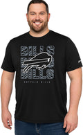 Zubaz NFL Men's Team Graphic T-Shirt - Bold Licensed Fan Tee colors