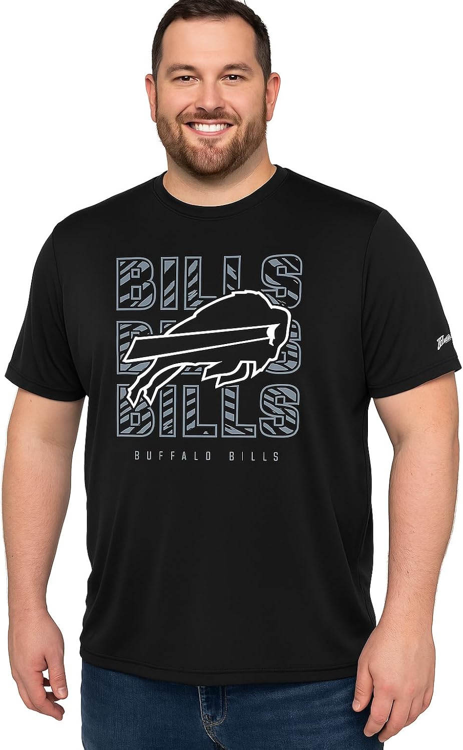 Zubaz NFL Men's Short Sleeve Team Graphic T-Shirt for Fans