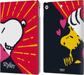 iPad 10.2 Leather Wallet Case with Pencil Holder - Peanuts Design