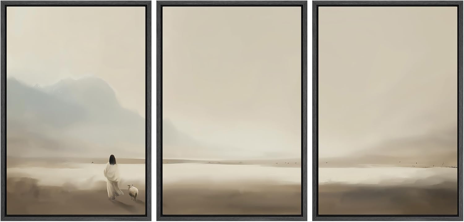 MUDECOR Framed Wall Art Set for Serene Coastal Decor