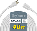 40 Ft Heavy Duty Outdoor Extension Cord Waterproof - High Power