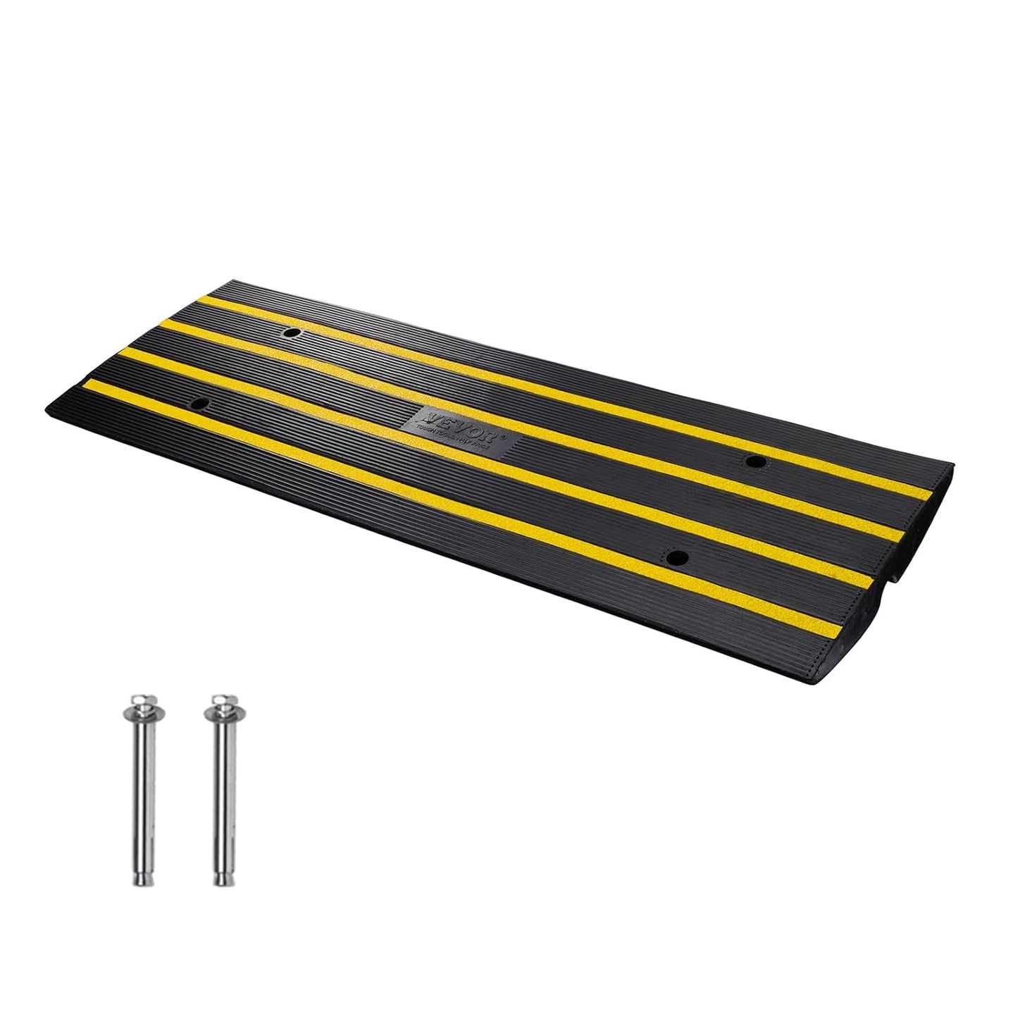 VEVOR Heavy Duty Rubber Curb Ramp for Driveway and Garage Use