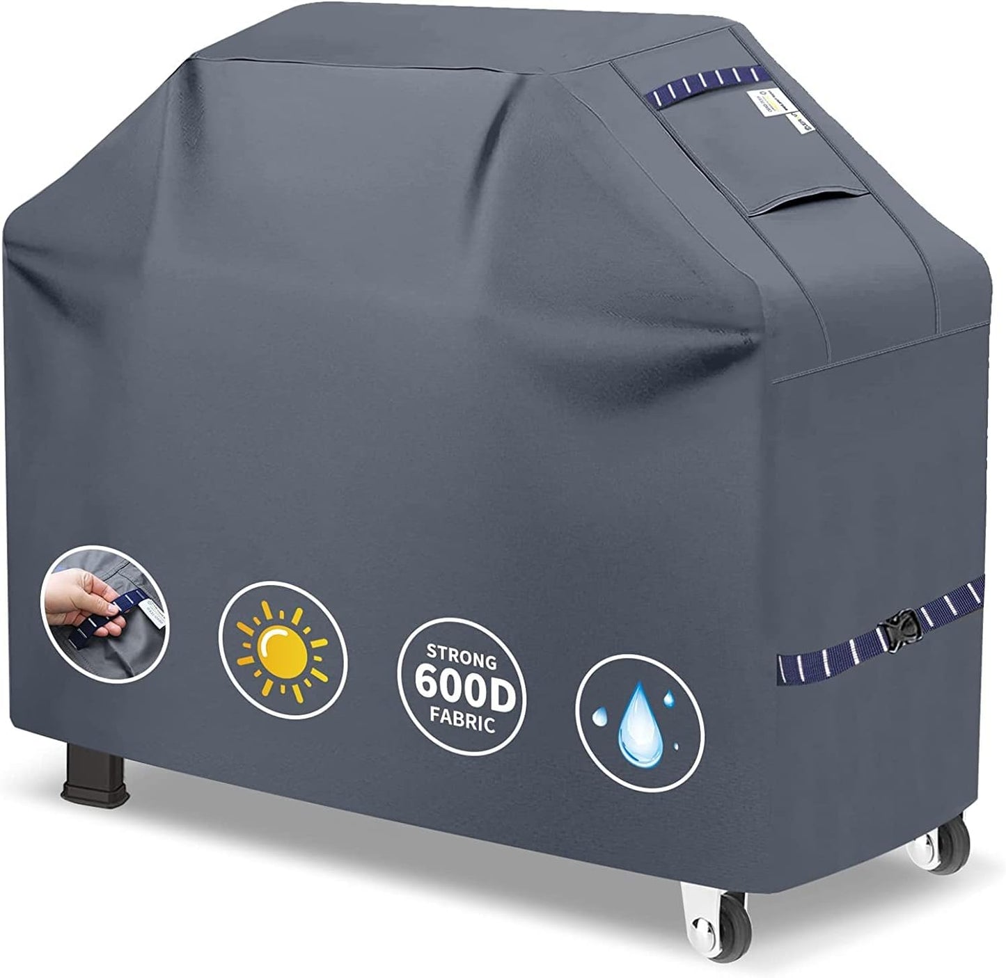 Heavy Duty 600D Grill Cover for All Seasons Protection