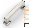 3 Inch Nickel Cabinet Pulls 10 Pack - Solid Zinc Alloy Handles