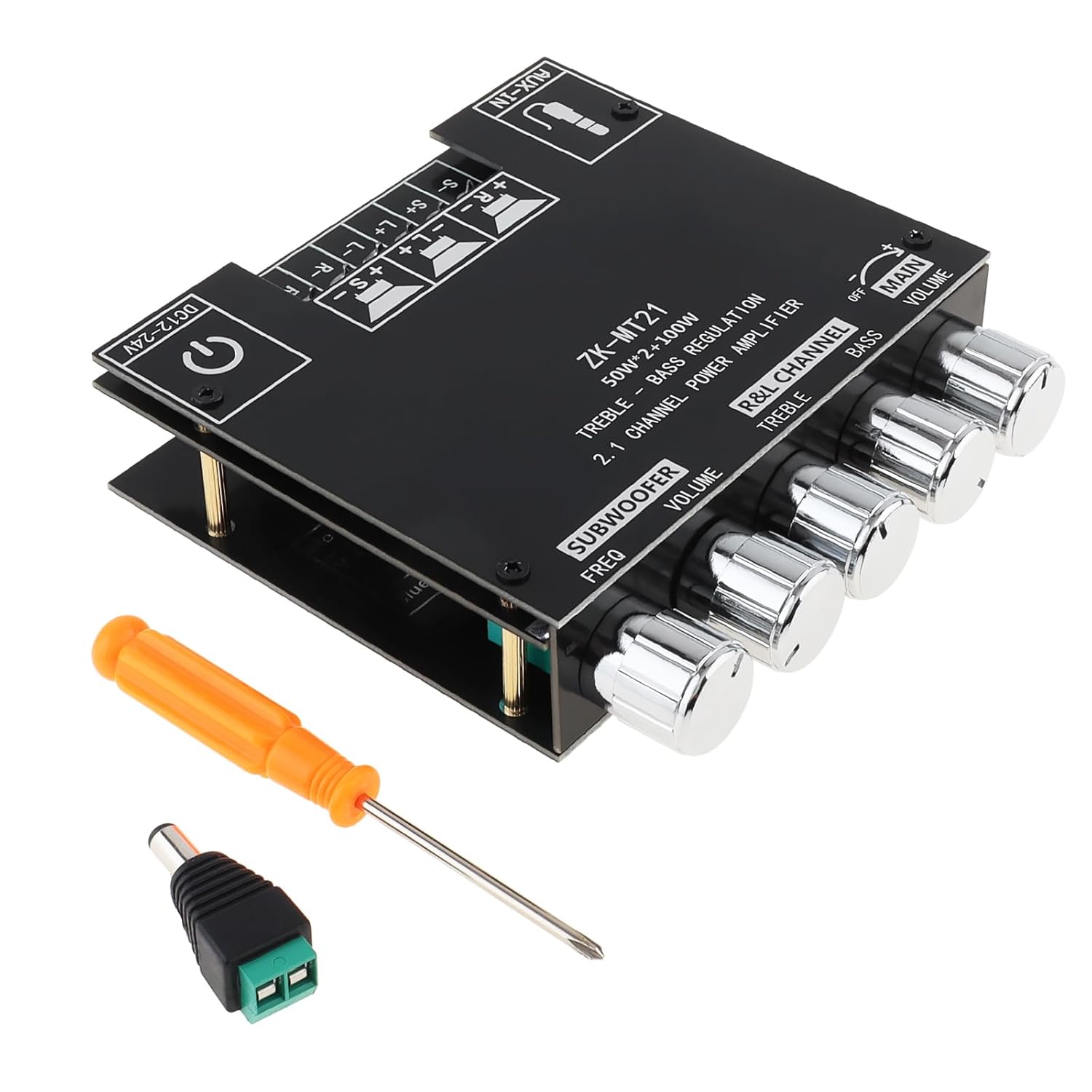 DiGiYes Bluetooth 2.1 Channel Amplifier Board - Powerful DIY Audio
