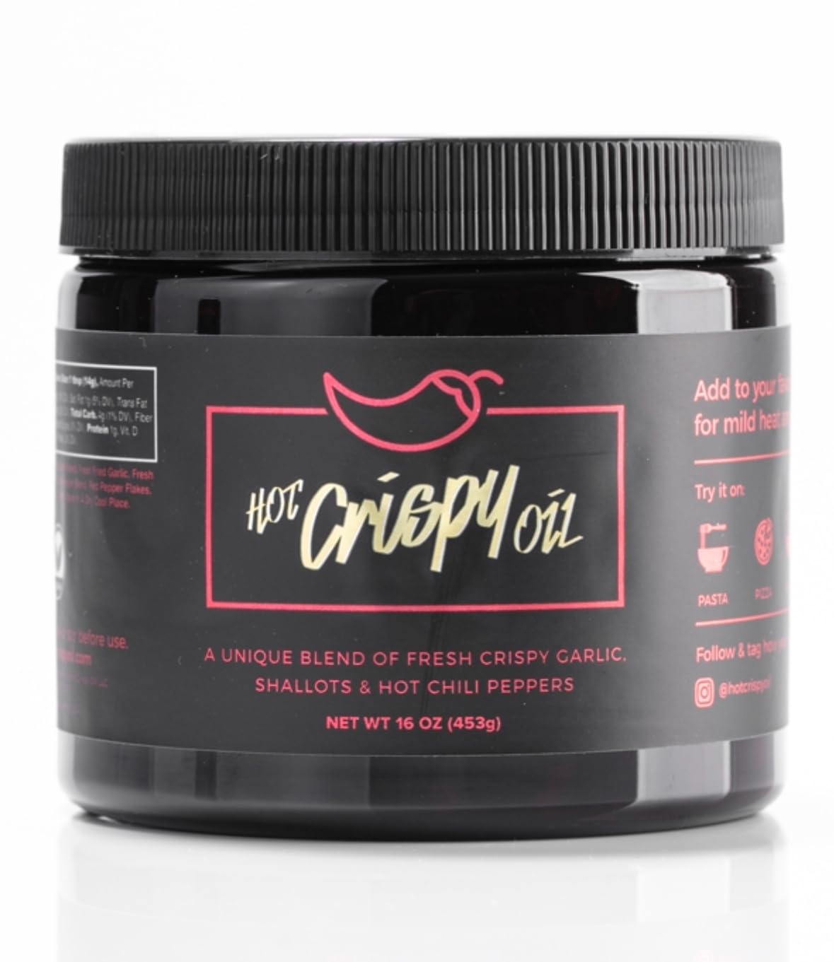 Hot Tub Chili Crisp Oil - Unique Blend of Garlic & Chili Peppers