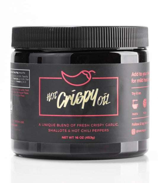 Hot Tub Chili Crisp Oil - Unique Blend of Garlic & Chili Peppers