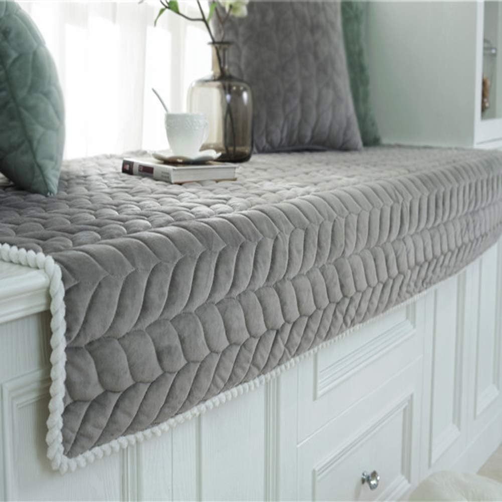 JeogYong Thick Plush Bay Window Mat for Modern Home Decor