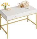Modern Makeup Vanity Desk with 2 Drawers for Bedroom Use