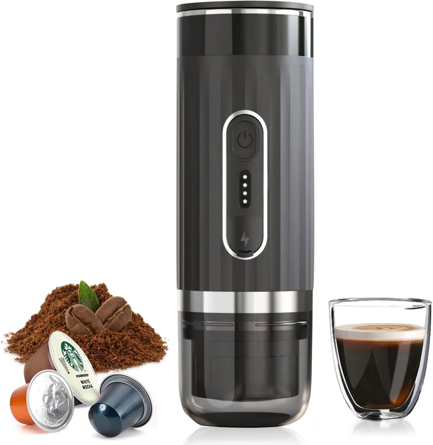 Sonhomay Portable Espresso Maker - Self-Heating!
