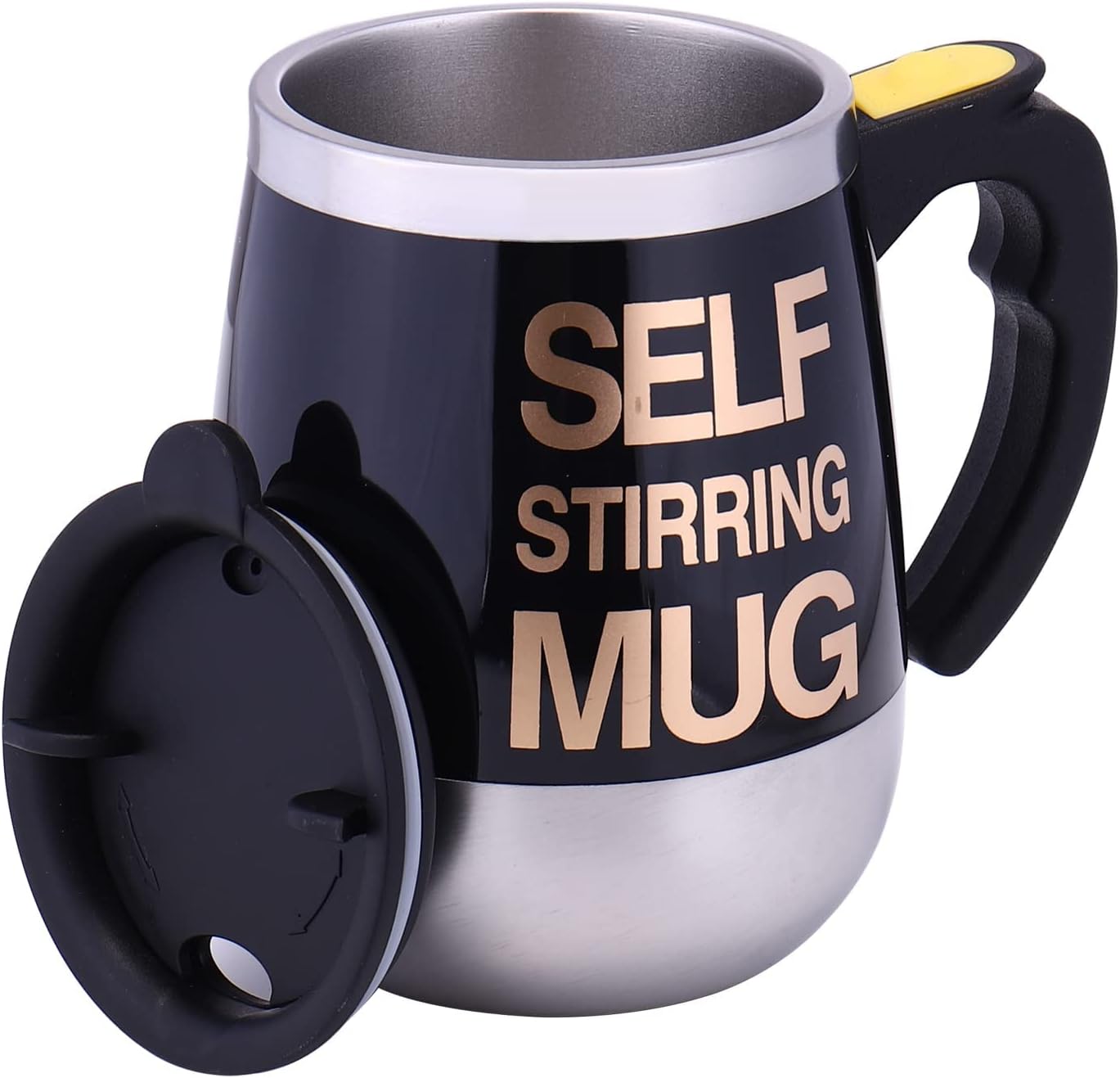 Self Stirring Stainless Steel Mug - 450ml - Best Gift