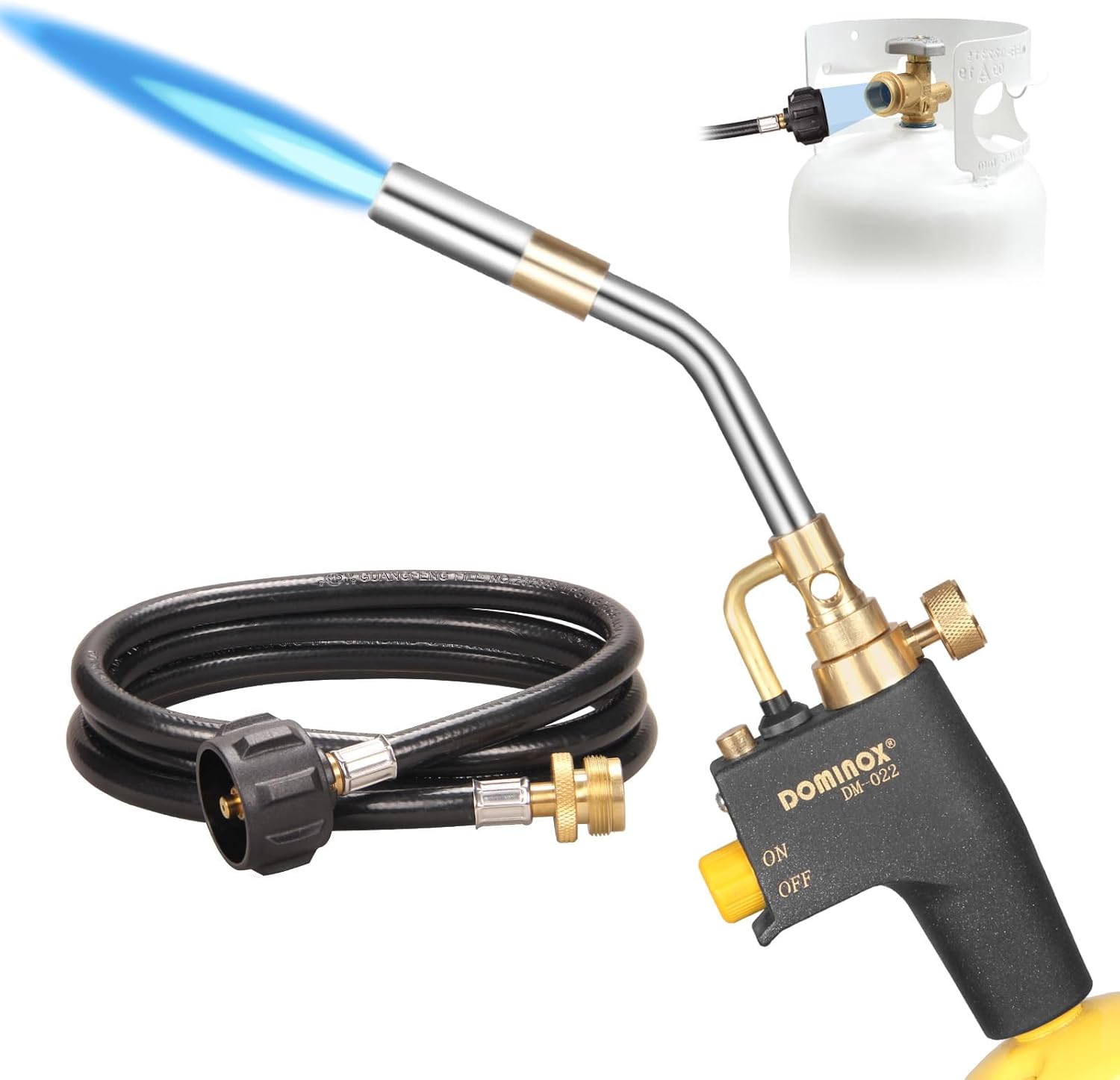 High Intensity Propane Torch Kit with 5FT Hose for Versatile Use