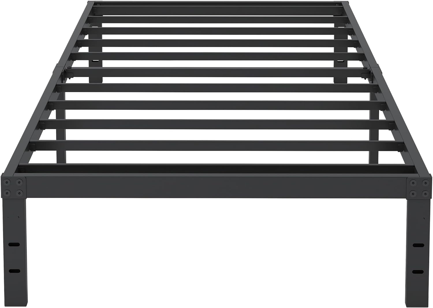 10 Inch Twin Bed Frame Heavy Duty Steel Slat Mattress Foundation