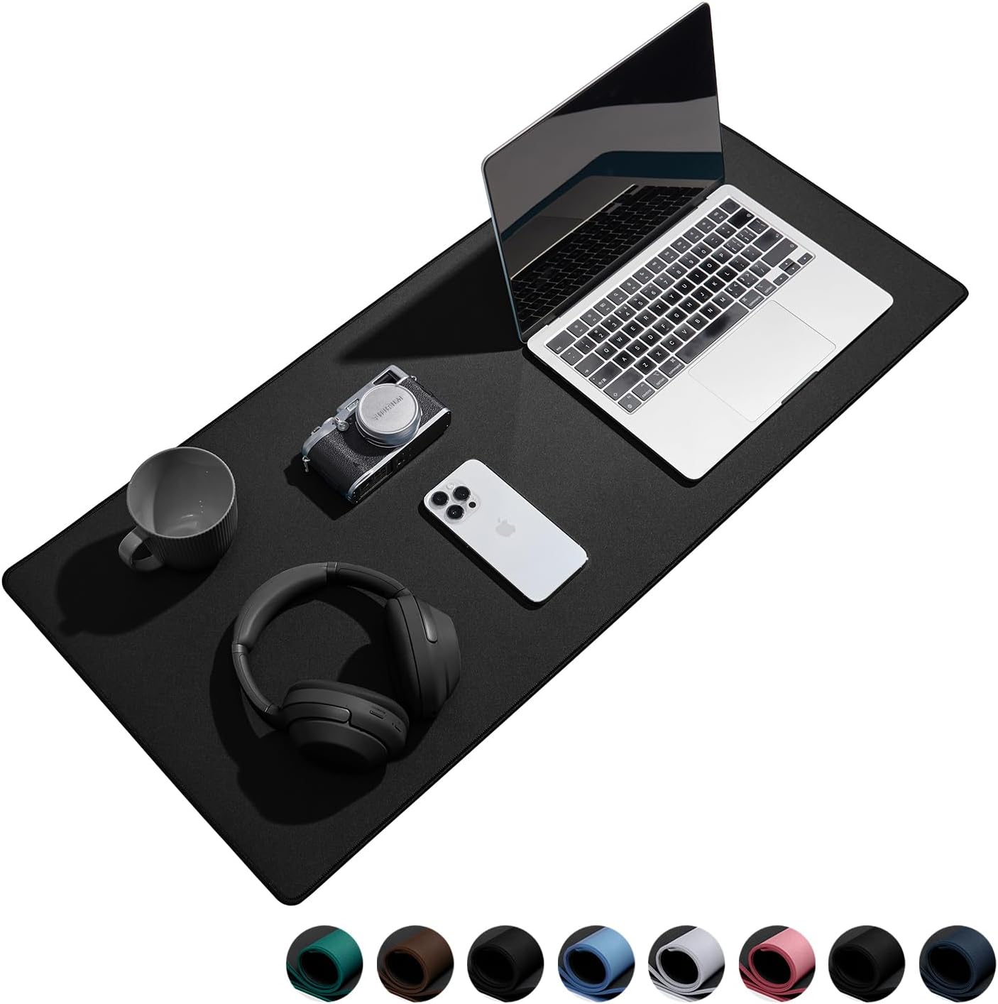 Reniteco Waterproof Gaming Mouse Pad - Durable Edge Stitching, Non-Slip Base - XL Size for Home Office, Black