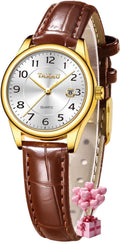 Dress Watches for Women Waterproof Leather Watch - Elegant Classic