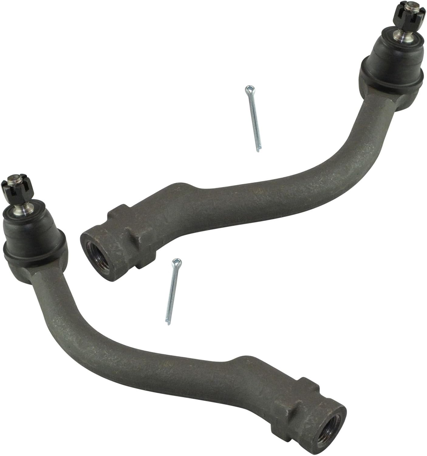 TRQ Front Outer Tie Rod Set for 2008-2011 Hyundai Azera & Sonata