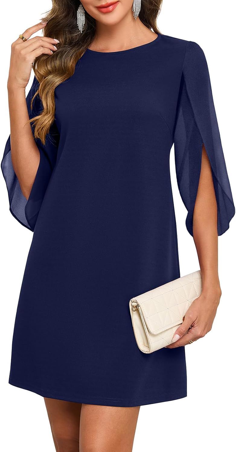 Oten Women's Flutter Sleeve Cocktail Dress for Elegant Events