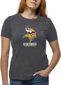 Women's Minnesota Vikings Big Logo T-Shirt - Comfortable Cotton Fan