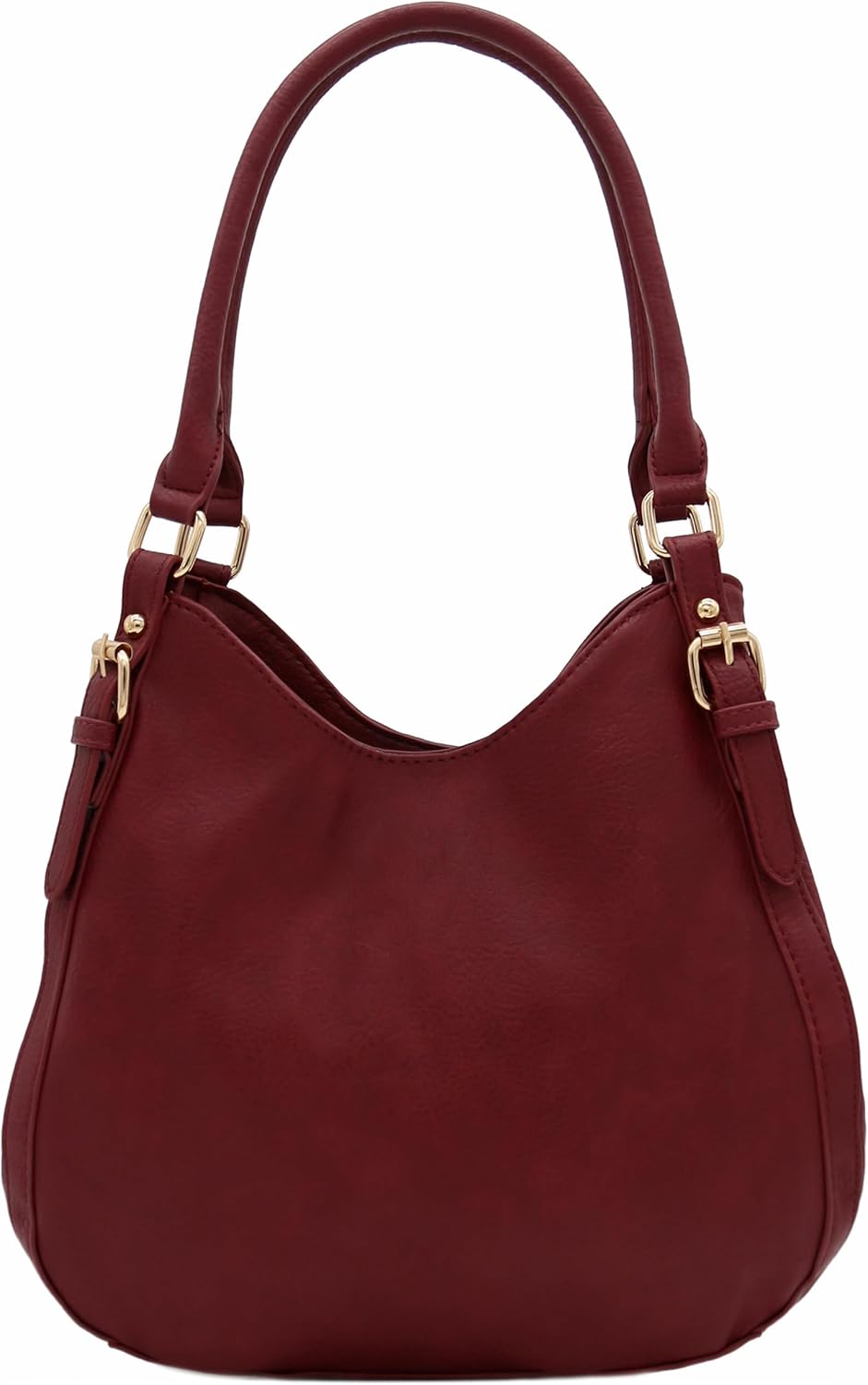 Lightweight 3 Compartment Faux Leather Medium Hobo Bag Review