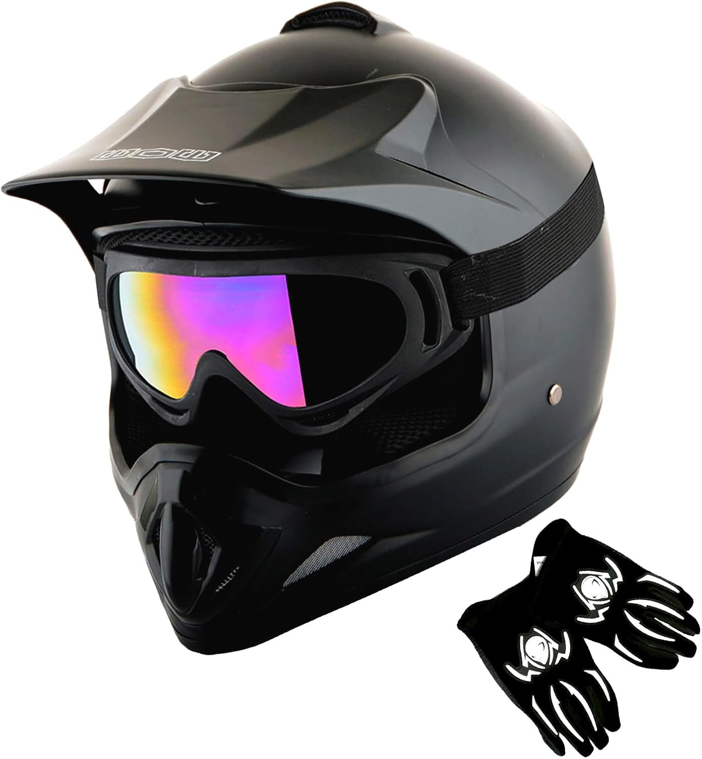 WOW Youth Kids Motocross Helmet Goggles and Gloves Bundle Review