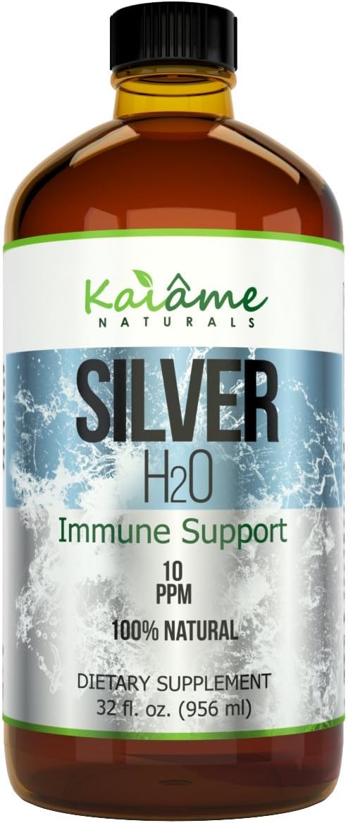 Kaiame Naturals Colloidal Silver Solution for Immune Support