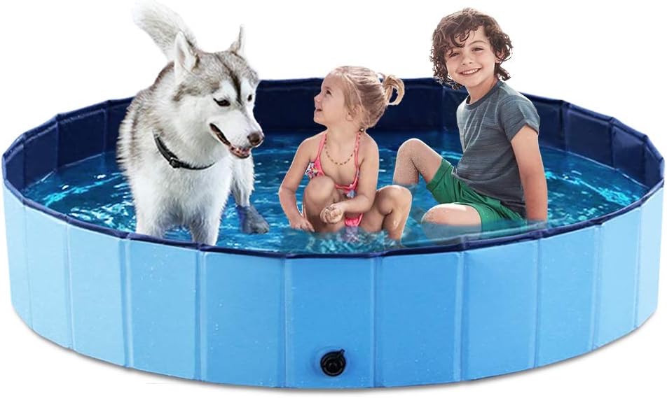 Jasonwell Foldable Dog Bath Pool for Pets and Kids