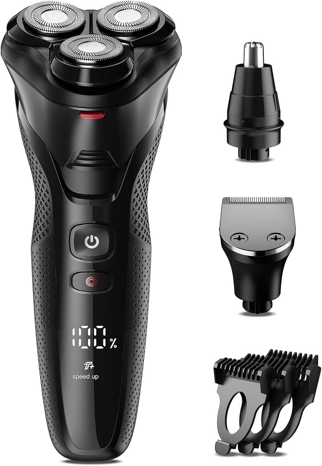 3-in-1 Electric Razor for Men with Rechargeable Beard Shaver
