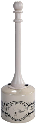 Eagle 1205BEI Galvanized Steel Cigarette Butt Receptacle - Outdoor