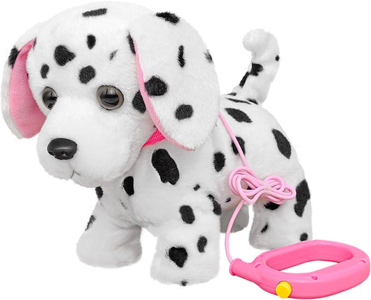 Interactive Dalmatian Puppy Toy - Walks, Barks & Wags Tail!