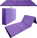 Folding Exercise Gymnastics Mat 4x8x2 in - Portable High-Density Mat