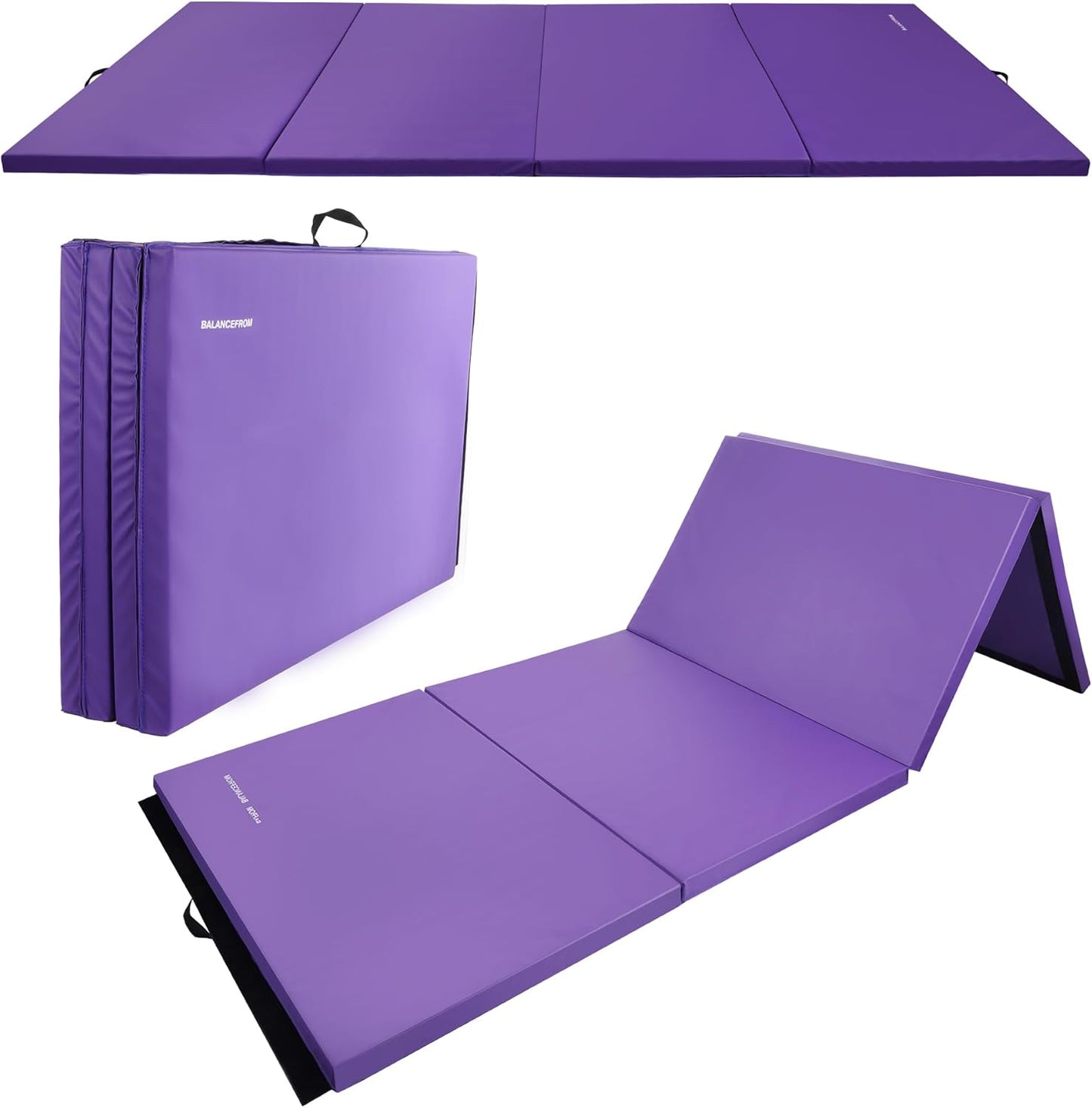 Folding Exercise Gymnastics Mat for Home Gym and Yoga Use