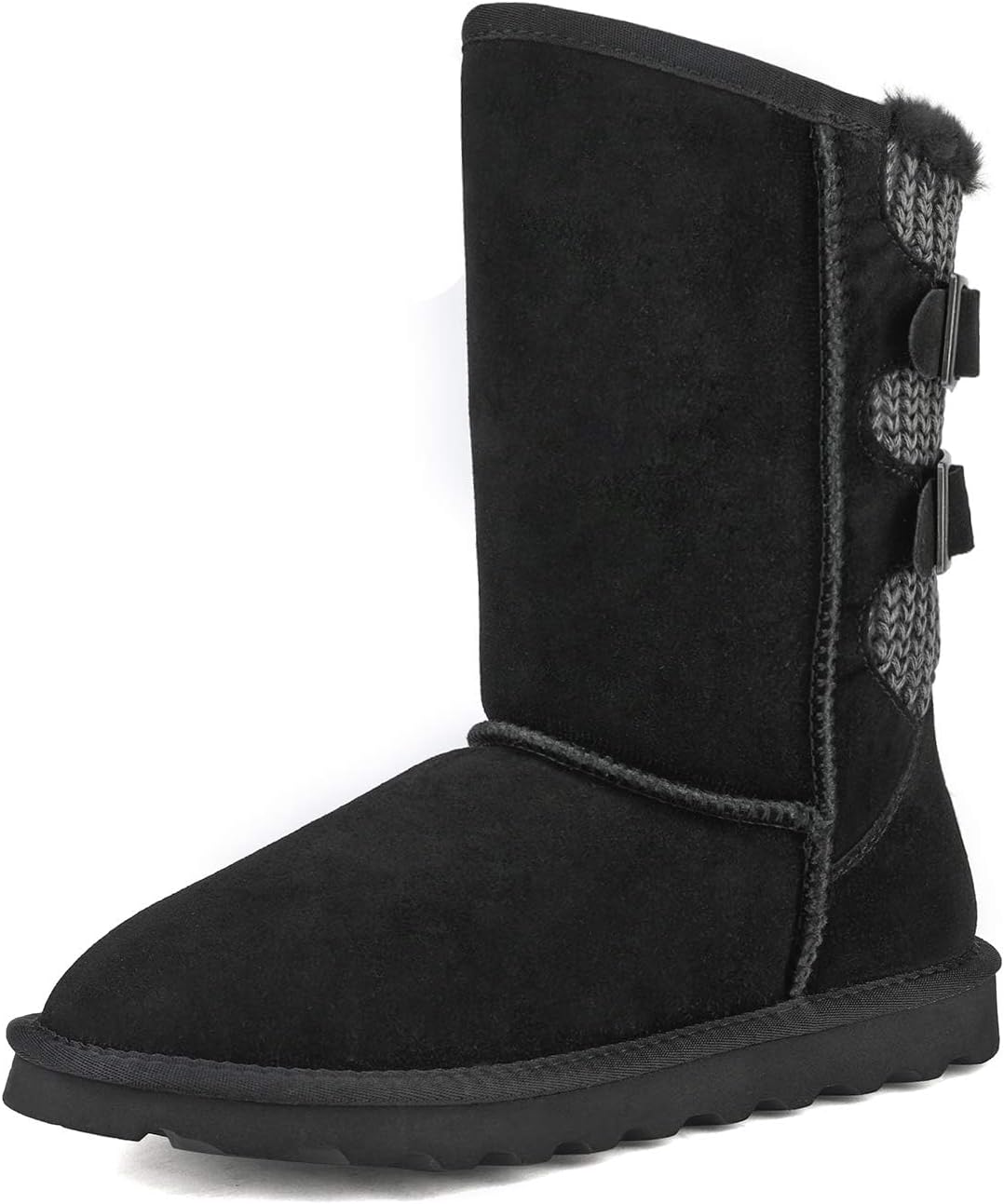 DREAM PAIRS Women's Mid Calf Winter Snow Boots for Style
