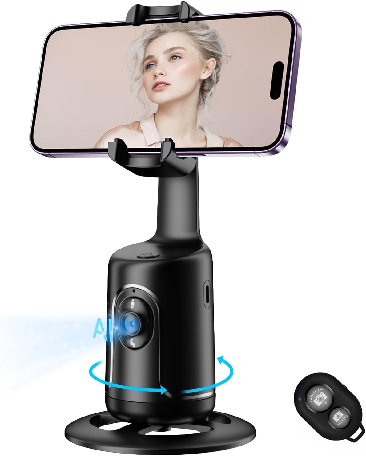 Auto Face Tracking Tripod for Smart Shooting and Vlogging