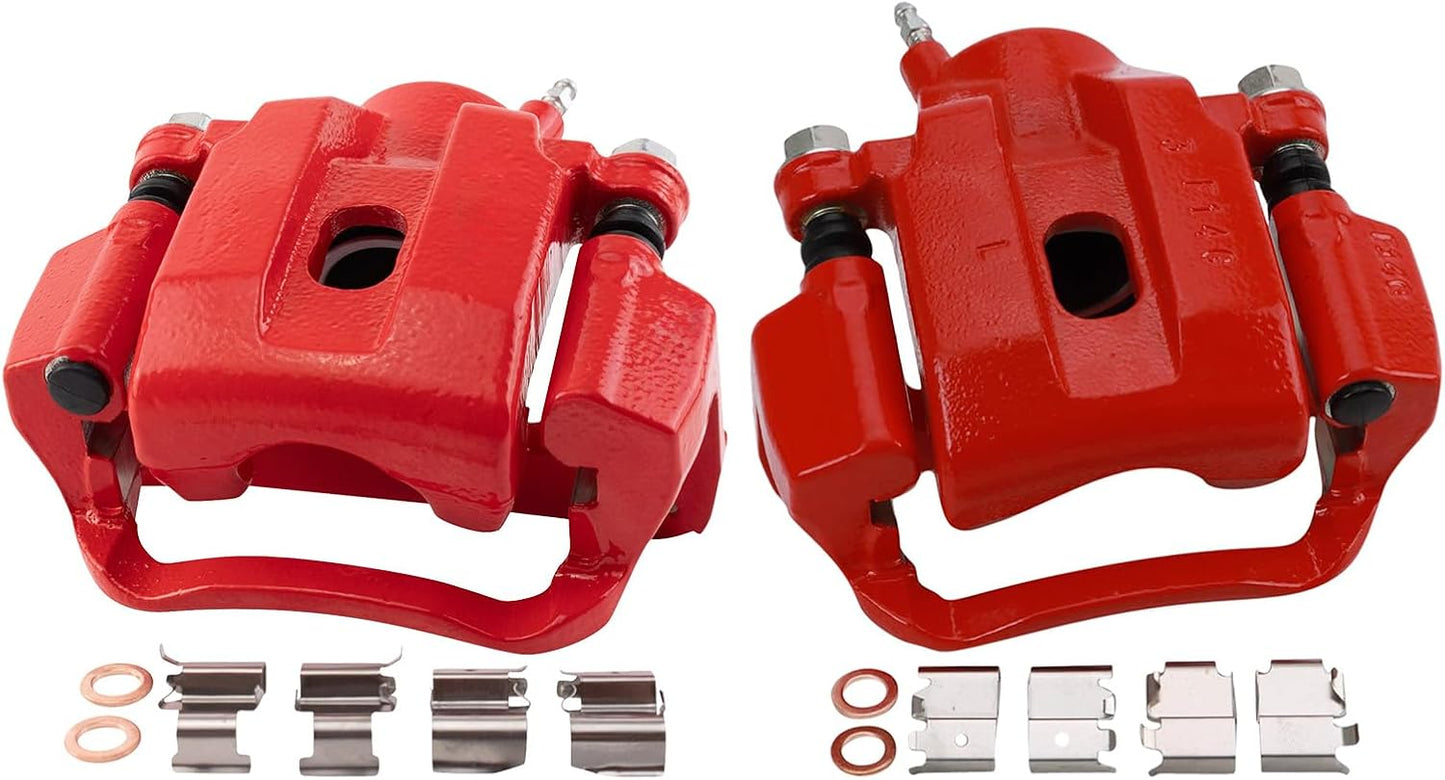 TRQ Rear Performance Brake Caliper Set for Toyota Sequoia & Tundra