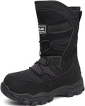 Boys Girls Snow Boots Kids Winter Waterproof Slip Boots - Warm & Non
