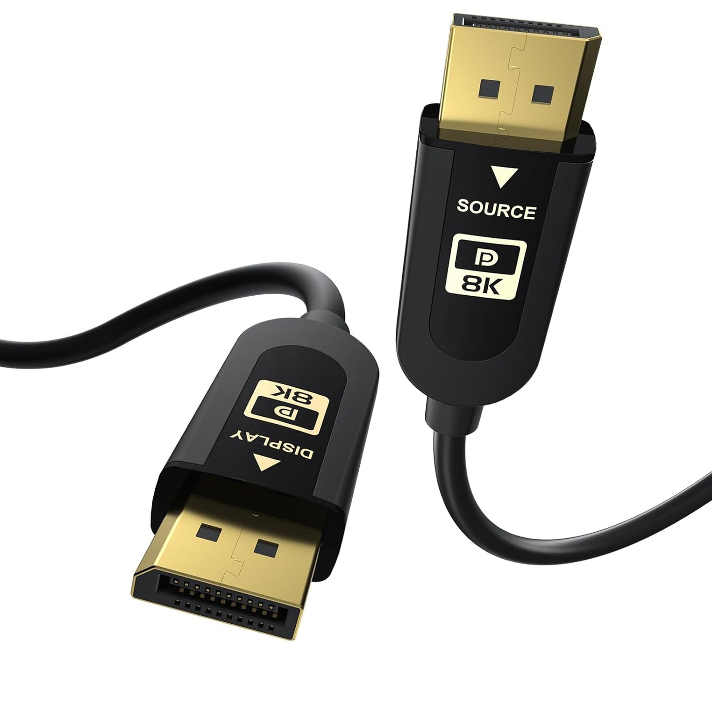 FIBBR 16K Fiber Optic DisplayPort Cable 2.1 for Ultimate Gaming
