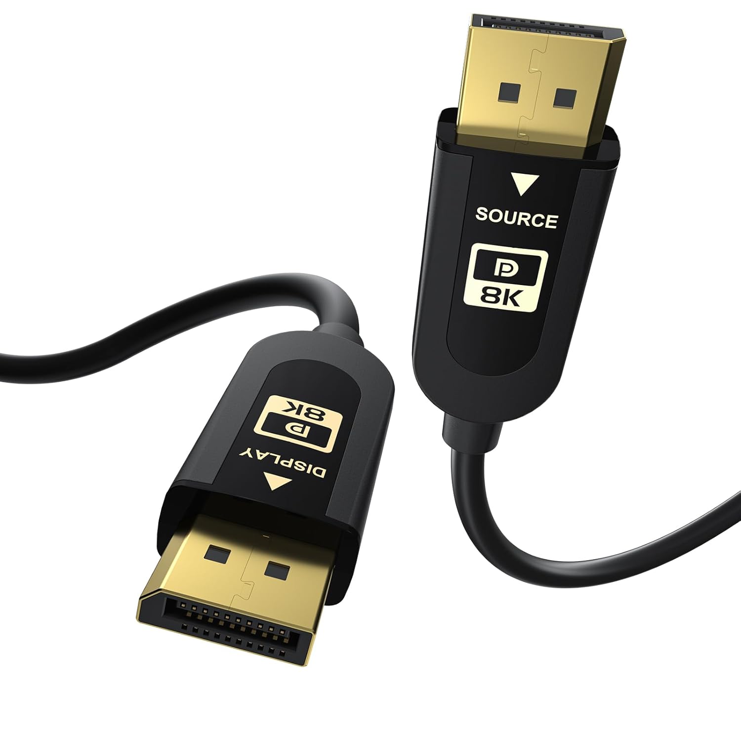 FIBBR 16K Fiber Optic DisplayPort Cable 2.1 for Ultimate Gaming