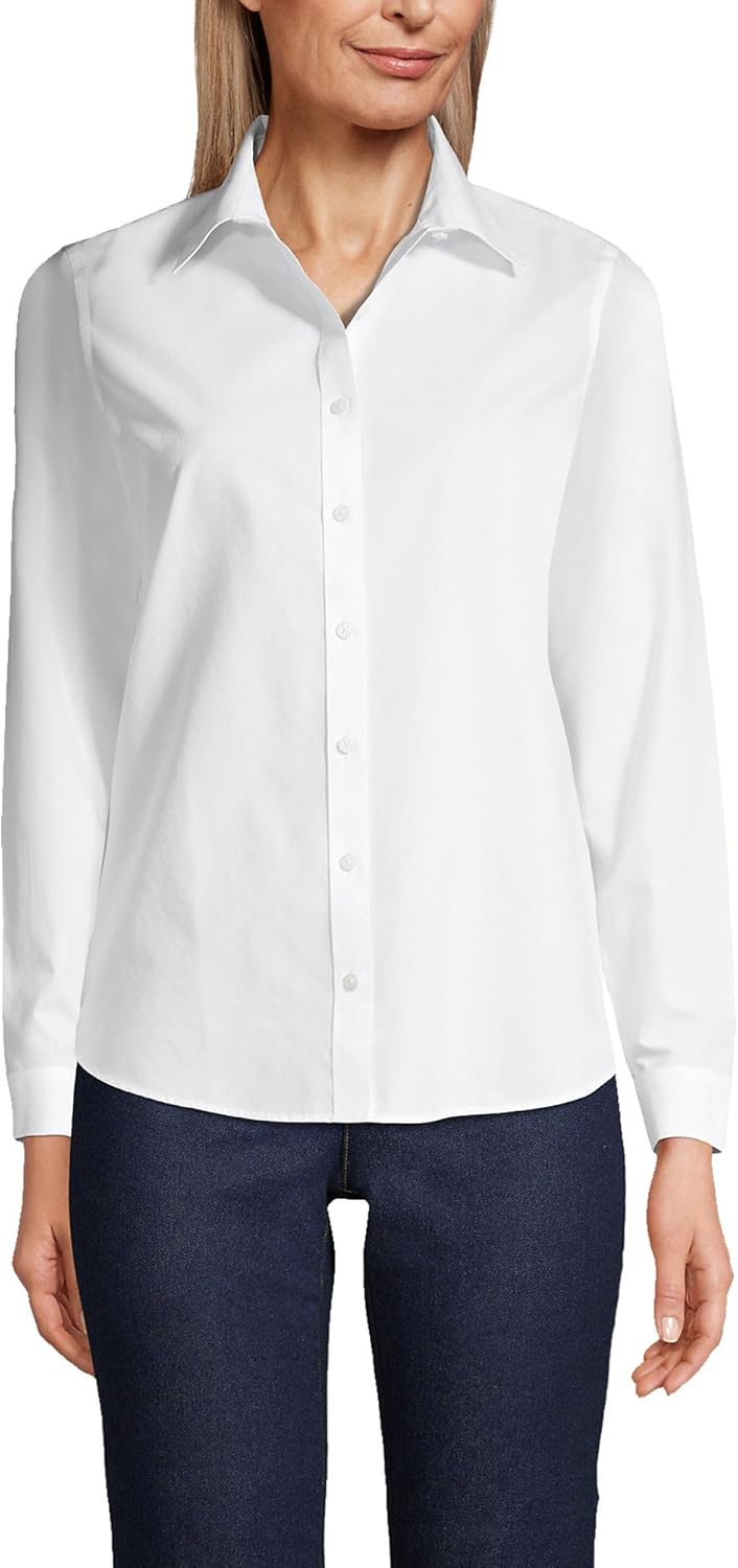 Lands' End Women's Pinwale Cord Long Sleeve Shirt Review