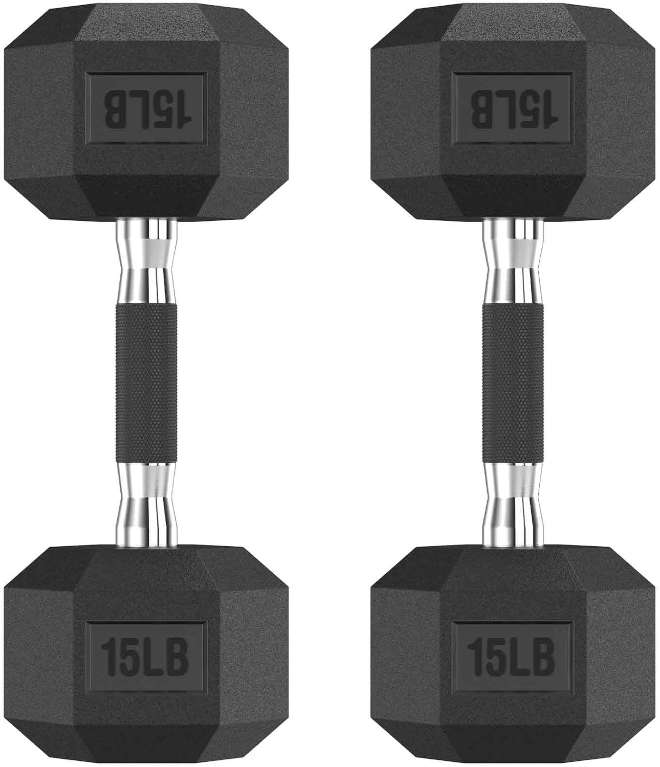 Hex Dumbbell Set for Strength Training - 2.5-65 lb Weights