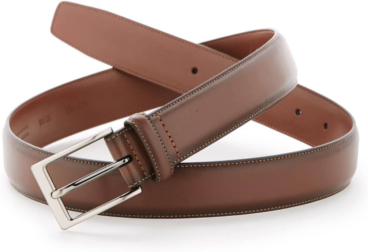 Perry Ellis Men's Portfolio Amigo Dress Belt for Modern Style