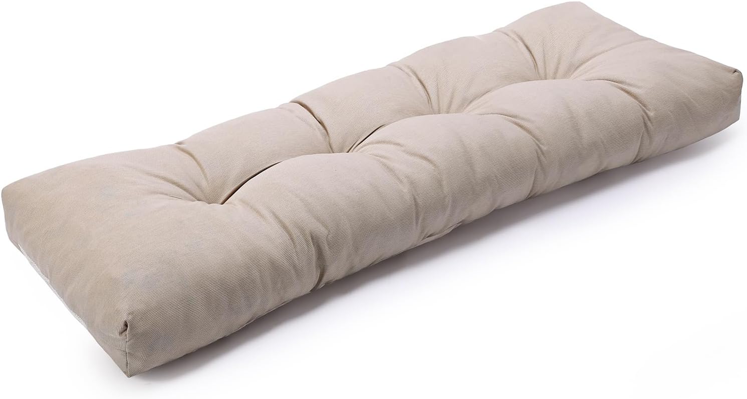 SUNROX LokGrip Non Slip Tufted Memory Foam Bench Cushion