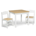 Kids Wood Table and Chair Set - Durable MySize Table with 2 Chairs