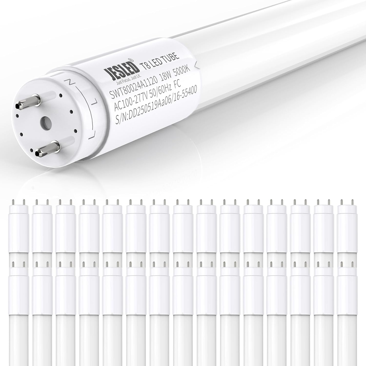 JESLED 30 Pack 4FT T8 LED Bulbs for Bright Energy Savings