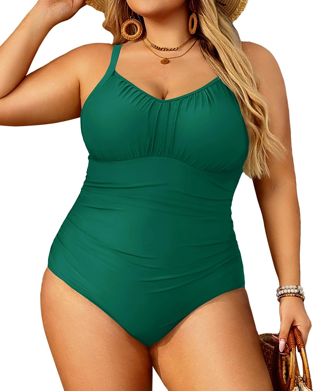 Aqua Eve Plus Size Swimsuit for Women with Tummy Control