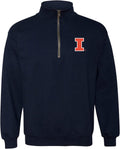 UGP Campus Apparel NCAA Quarter Zip Sweatshirt - Licensed Team Color