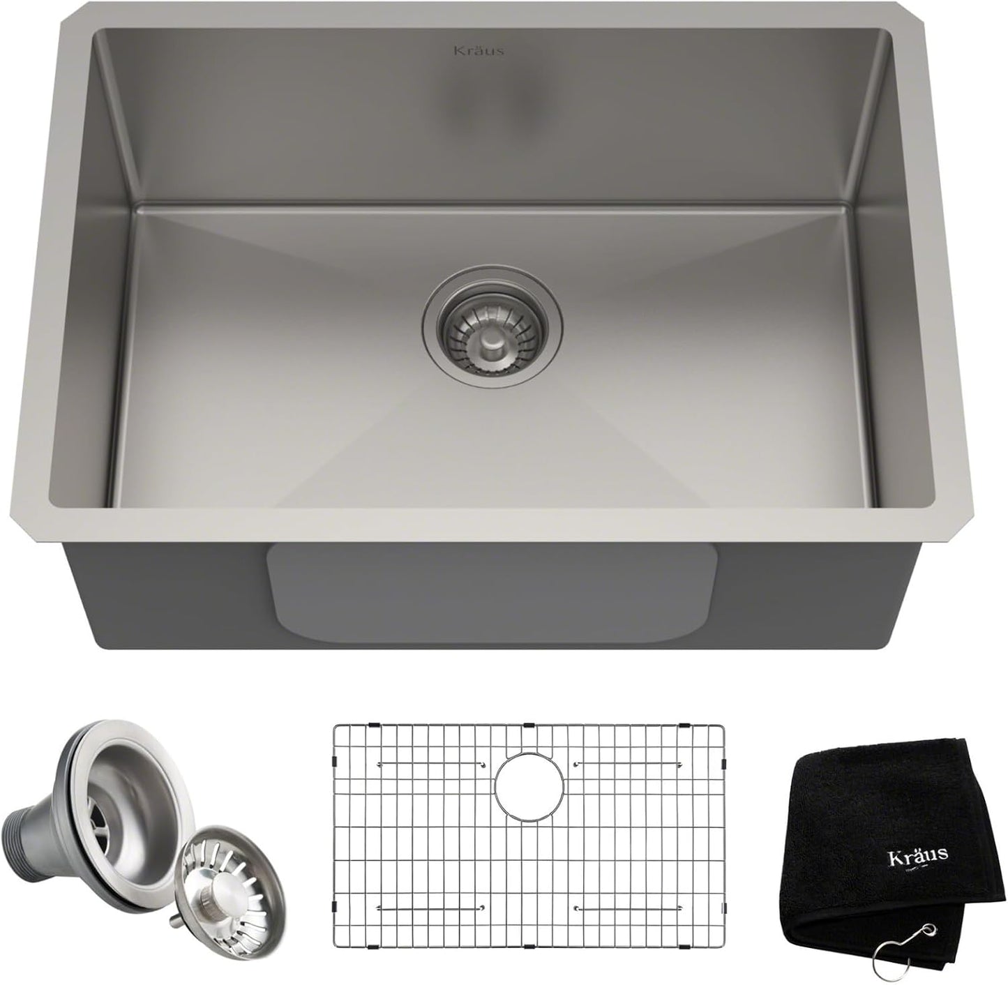 KRAUS Standart PRO 26-inch Undermount Stainless Steel Sink