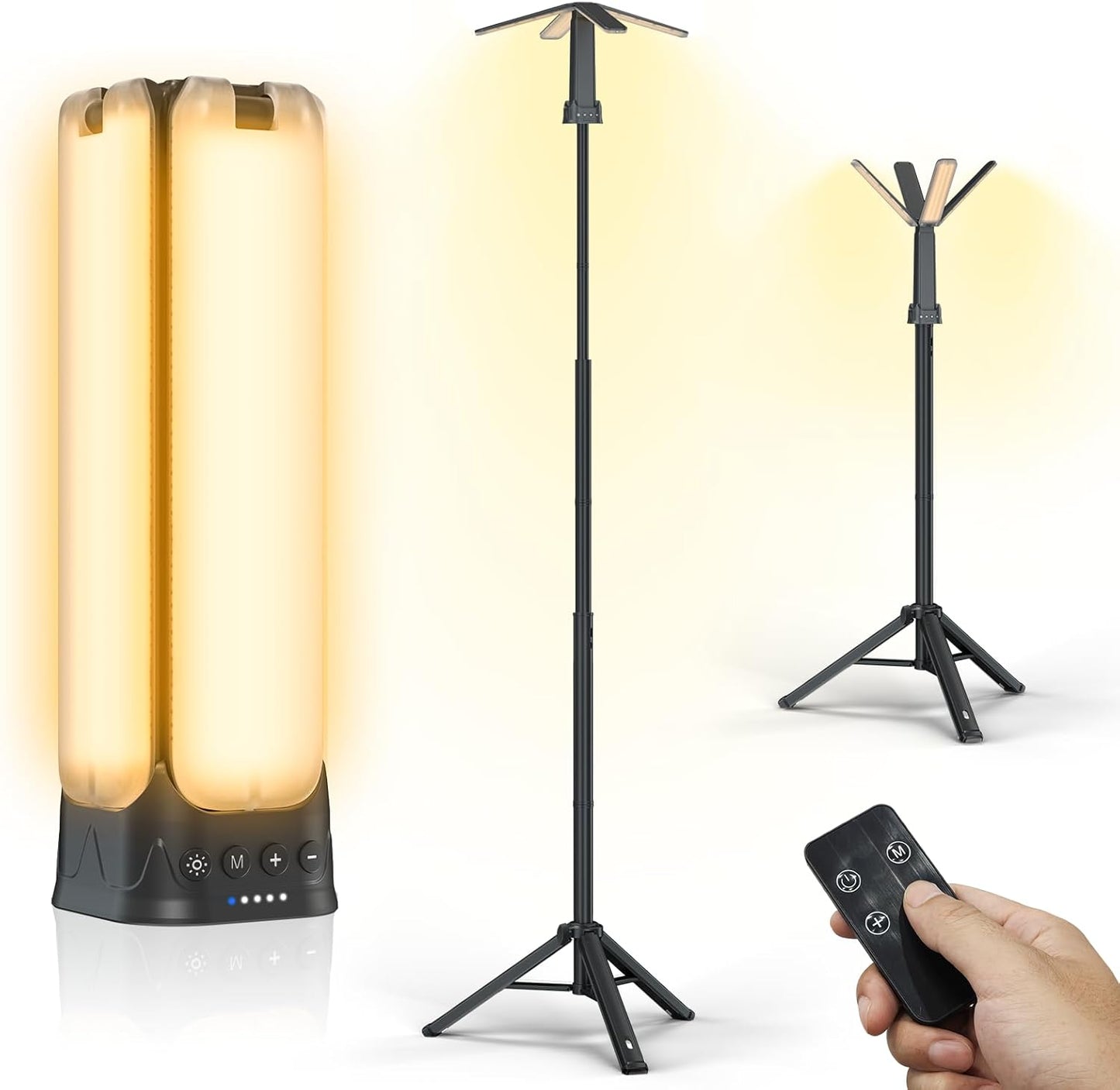 Camping Lights with Remote & Stand - 6000 Lumen Portable Lantern