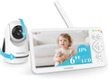 HelloBaby Baby Monitor with 6in Screen and Pan-Tilt Camera - Clear