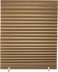Brown Pleated Paper Temporary Shades 6-Pack - Cut to Size Light