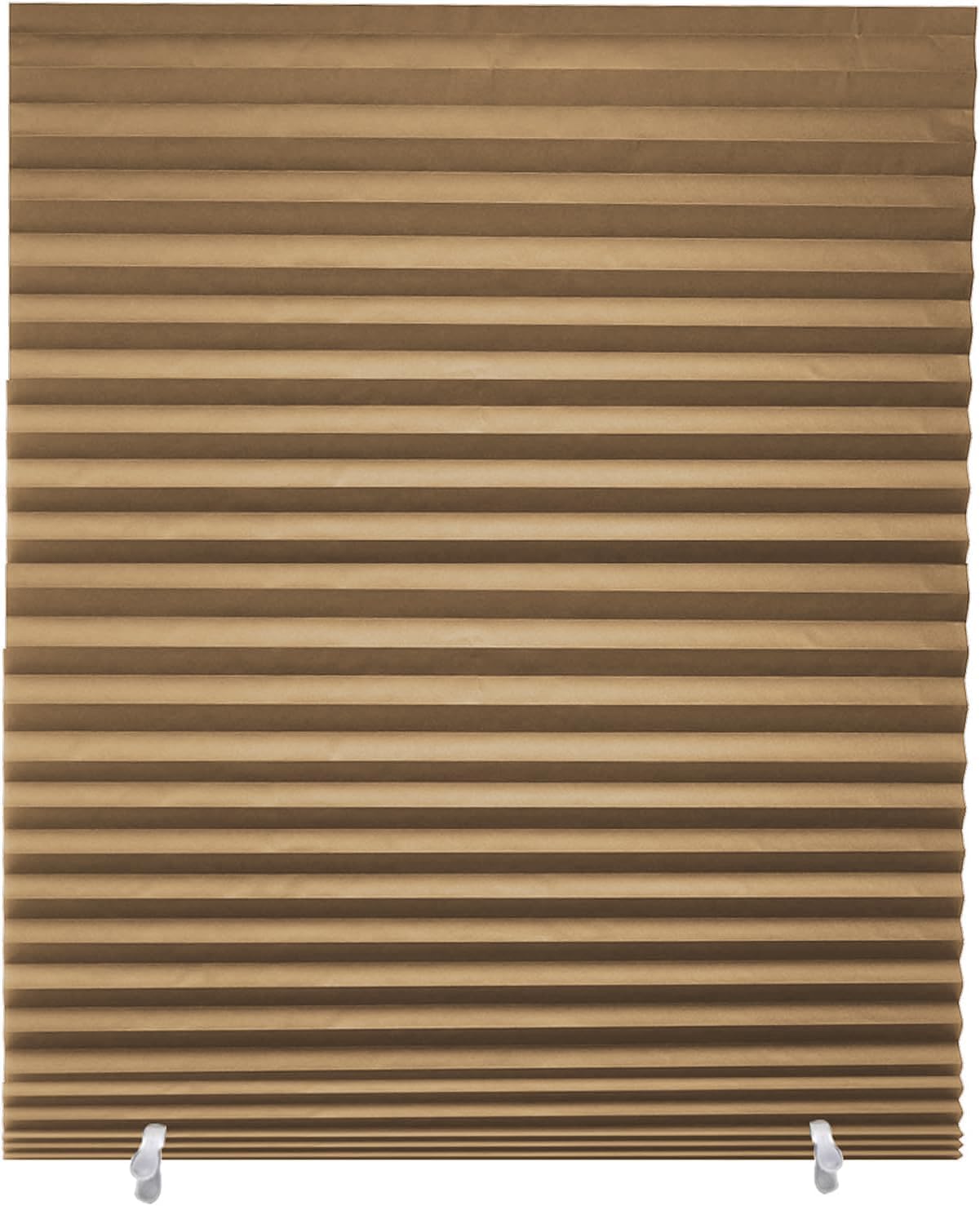 Pleated Paper Temporary Shades for Indoor Windows - 6-Pack